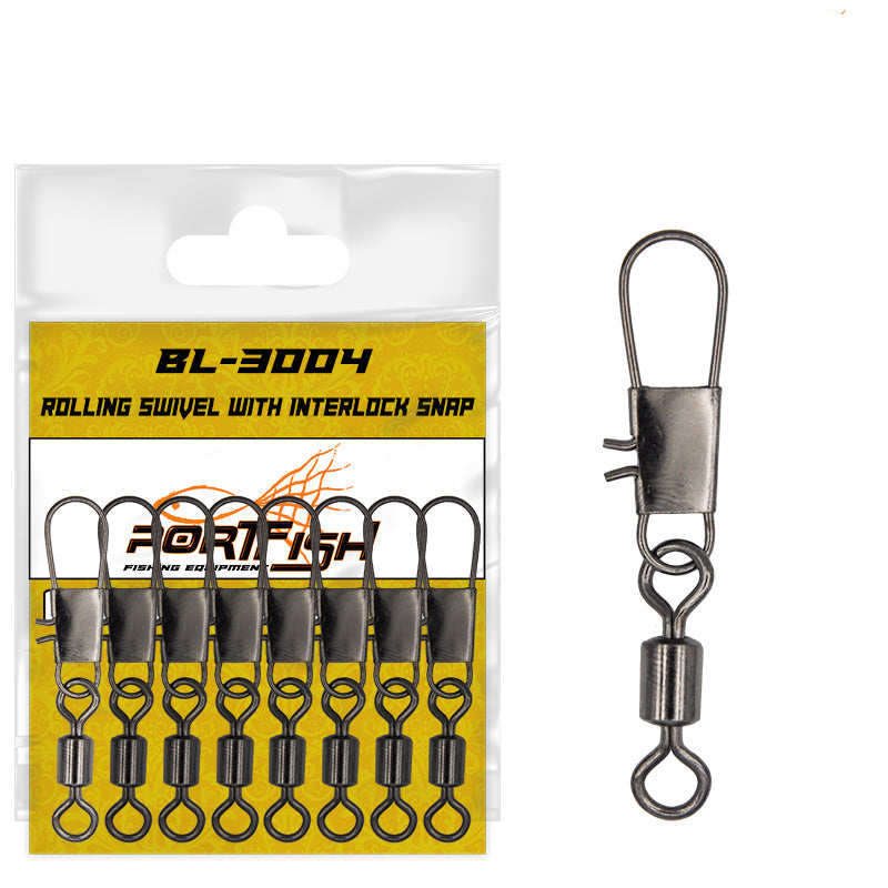 Portfish BL-3004 Bilyalı Fırdöndülü Klips